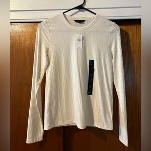 Banana Republic | NWT Cream Ribbed Shirt